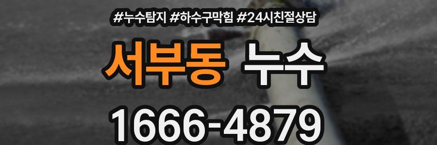 서부동 누수