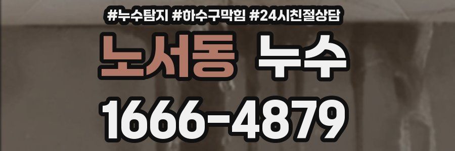 노서동 누수