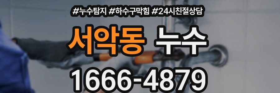 서악동 누수