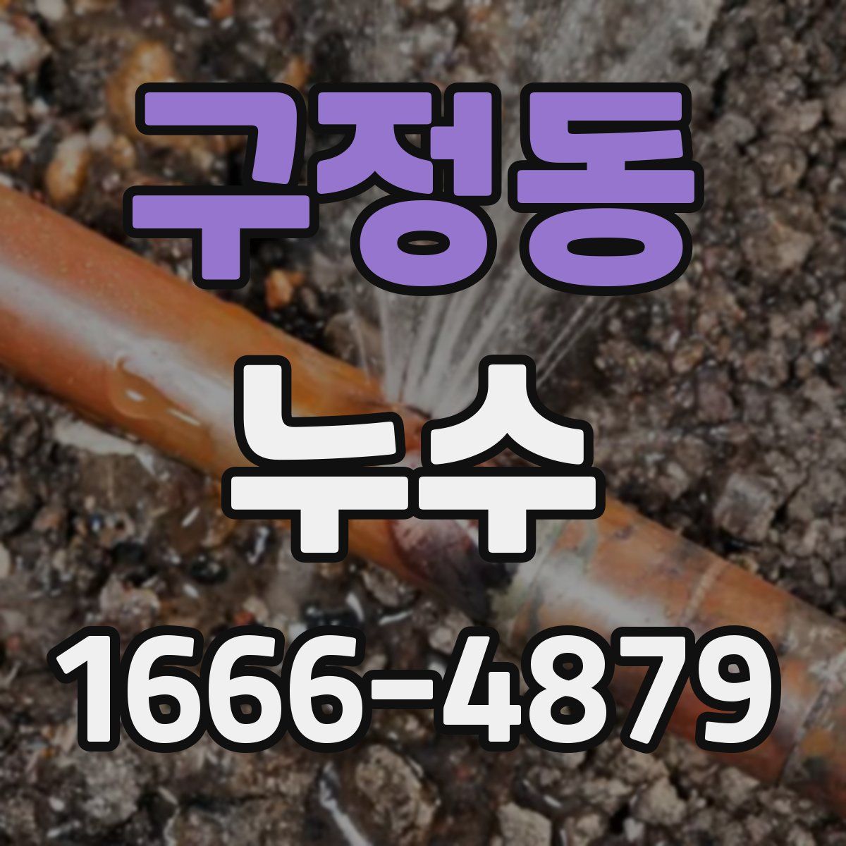 구정동 누수