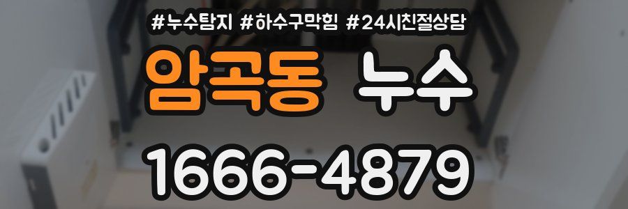 암곡동 누수