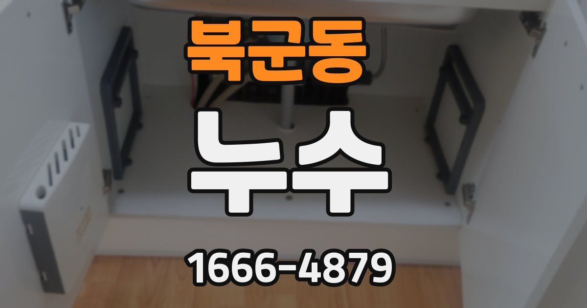 북군동 누수