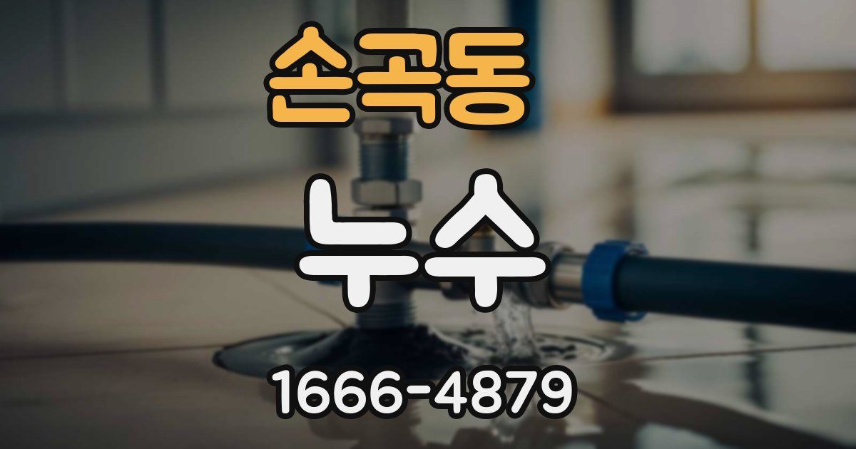 손곡동 누수