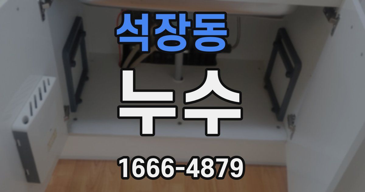 석장동 누수