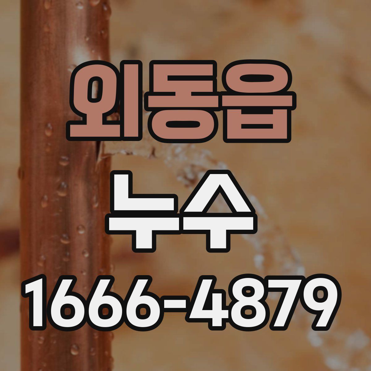 외동읍 누수