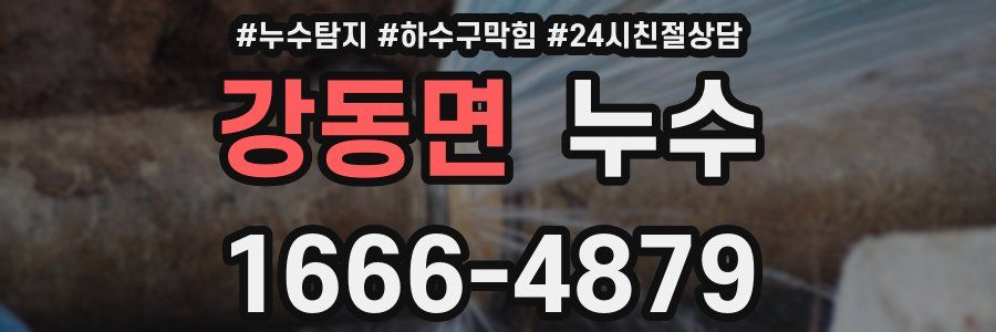 강동면 누수
