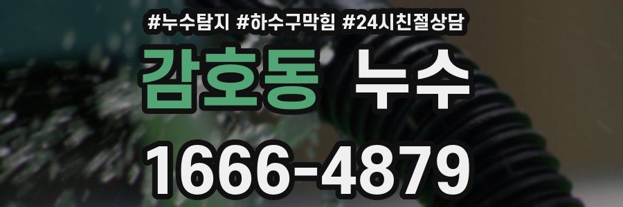 감호동 누수