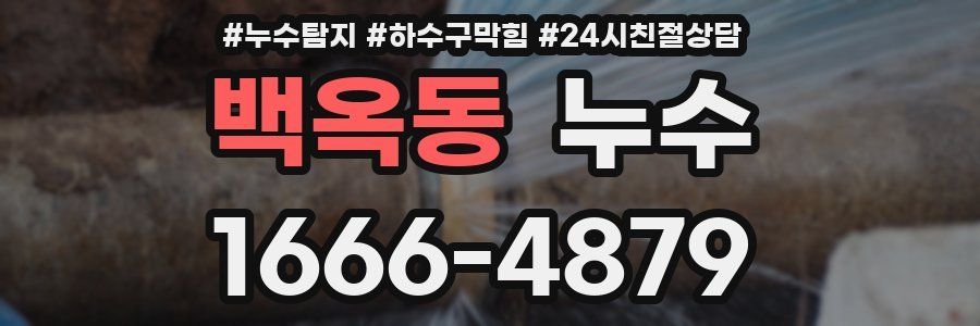 백옥동 누수