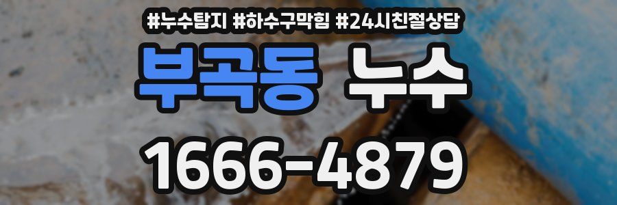 부곡동 누수