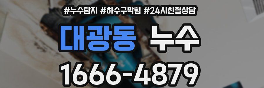 대광동 누수