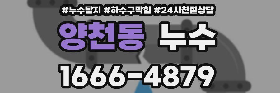 양천동 누수