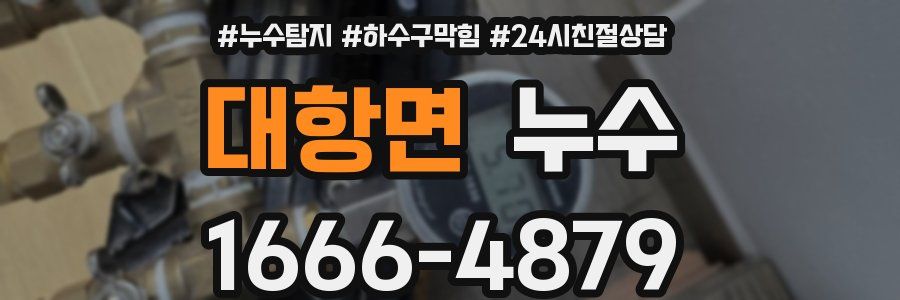 대항면 누수