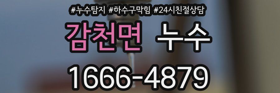 감천면 누수
