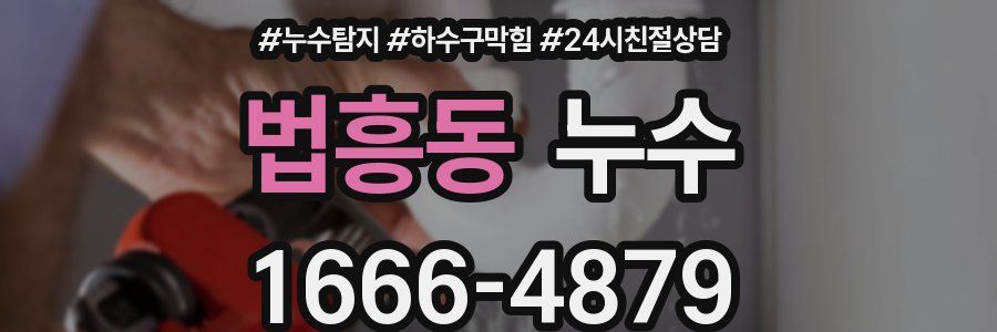 법흥동 누수