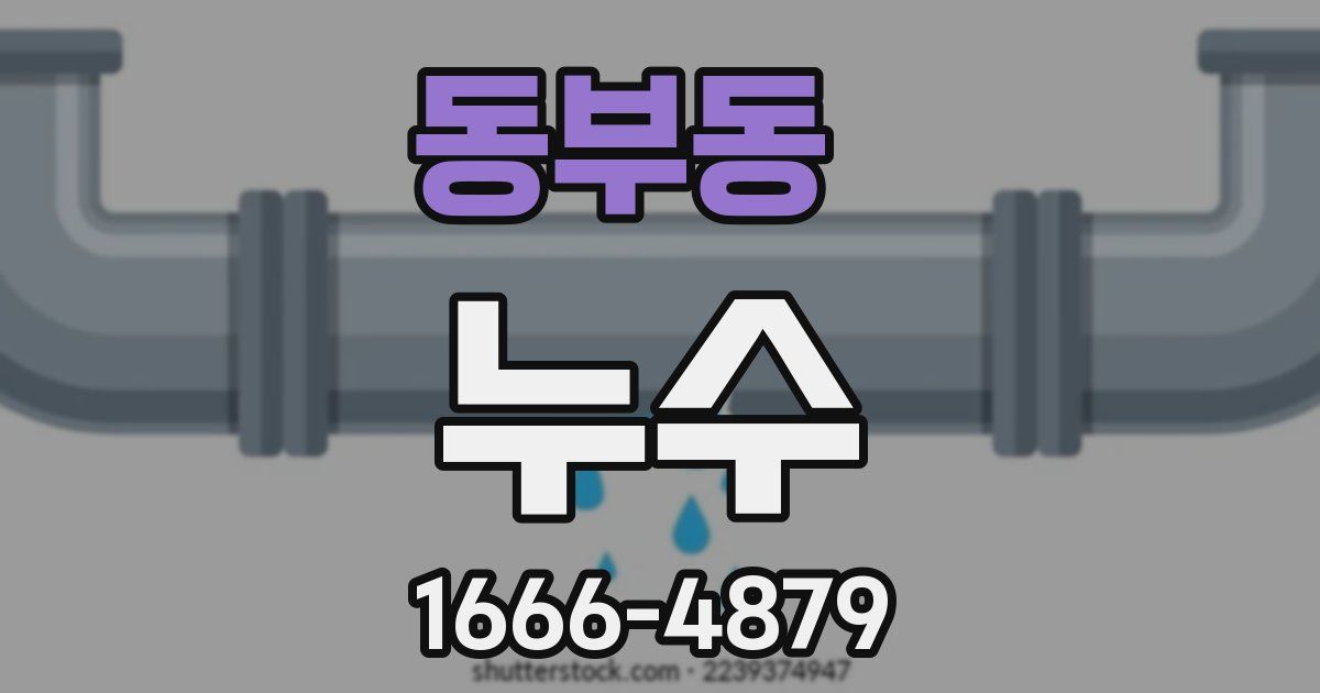 동부동 누수