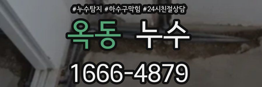 옥동 누수