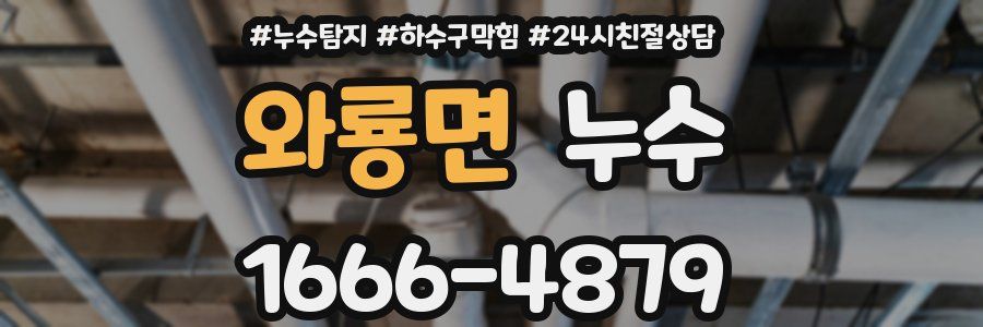 와룡면 누수