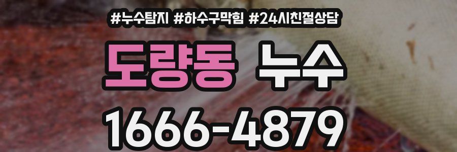 도량동 누수