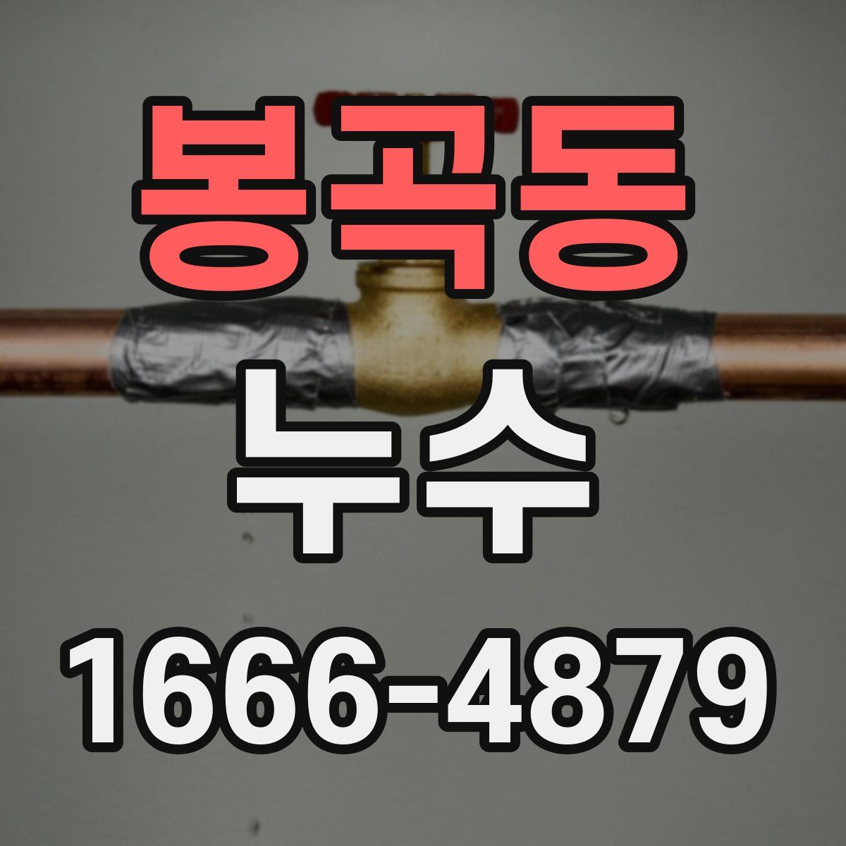 봉곡동 누수