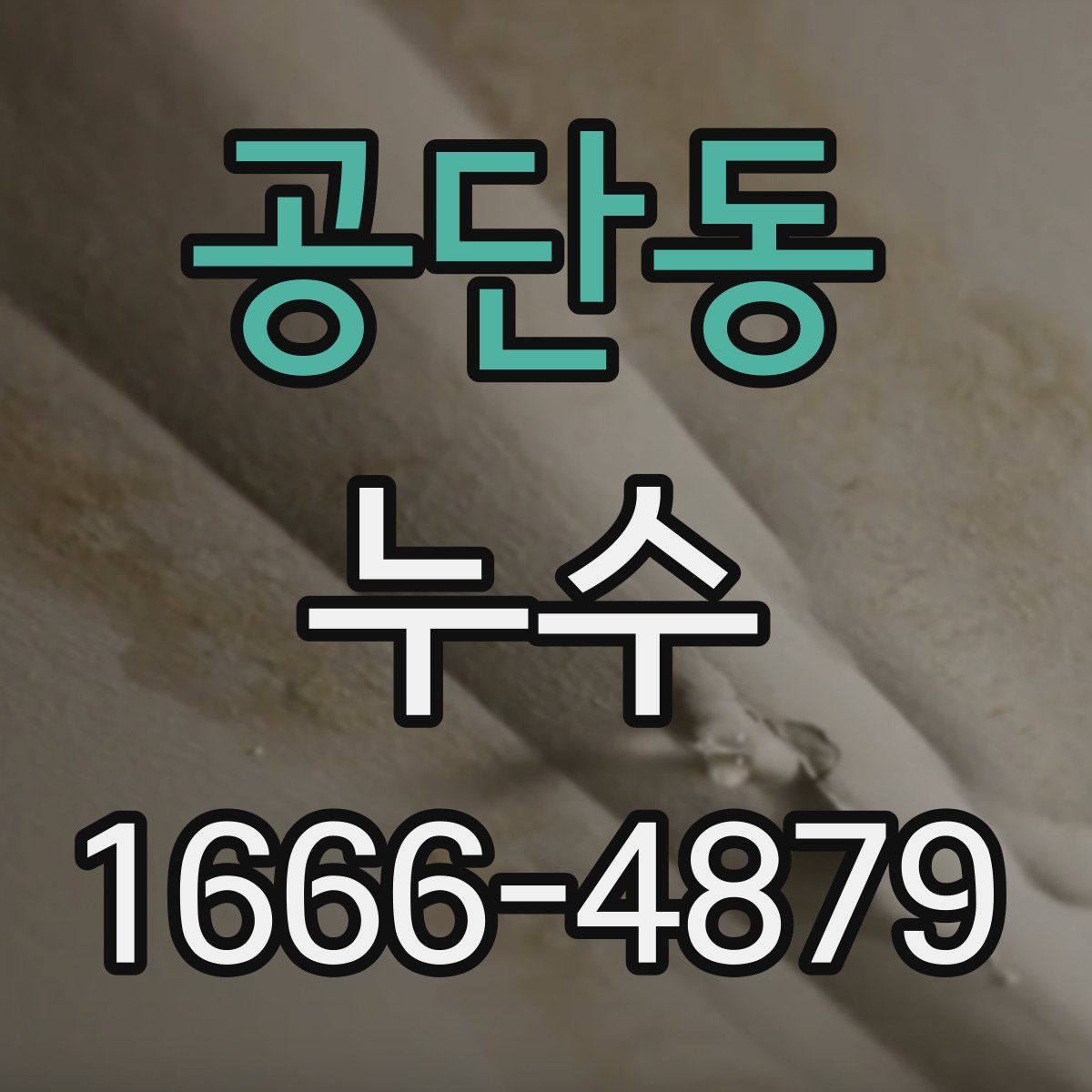 공단동 누수