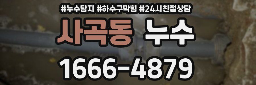 사곡동 누수