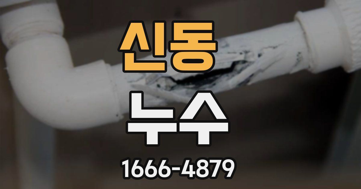 신동 누수