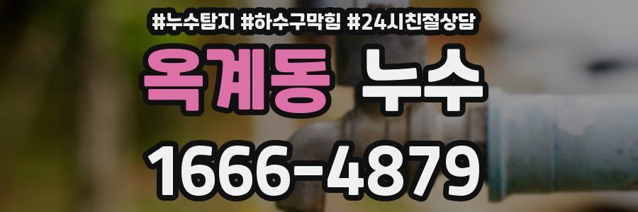 옥계동 누수