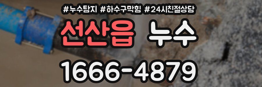 선산읍 누수