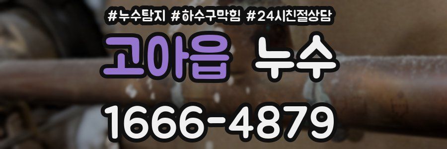 고아읍 누수