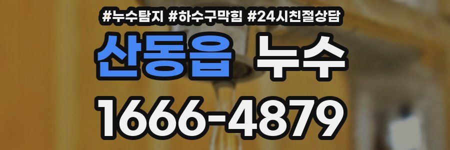 산동읍 누수