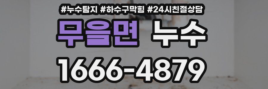 무을면 누수