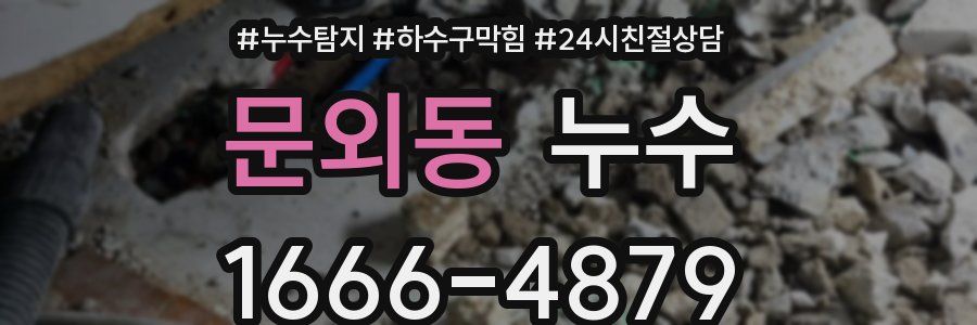 문외동 누수
