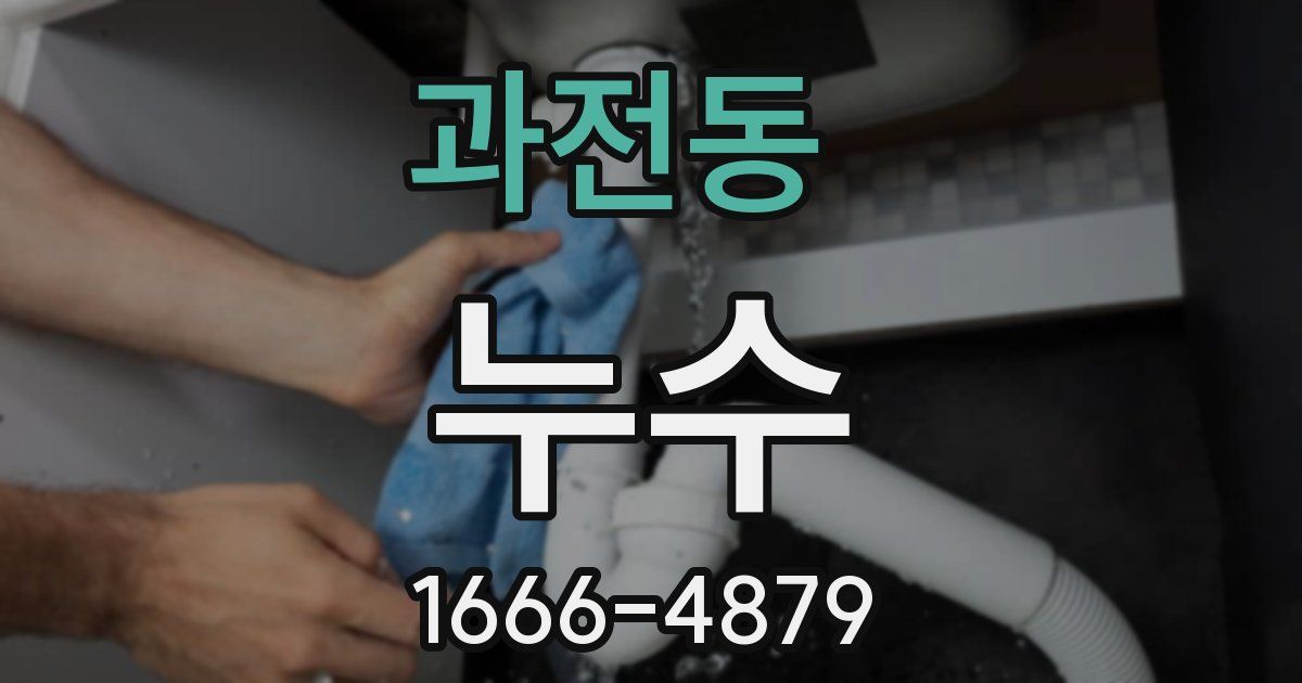 과전동 누수