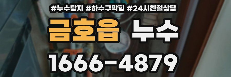 금호읍 누수
