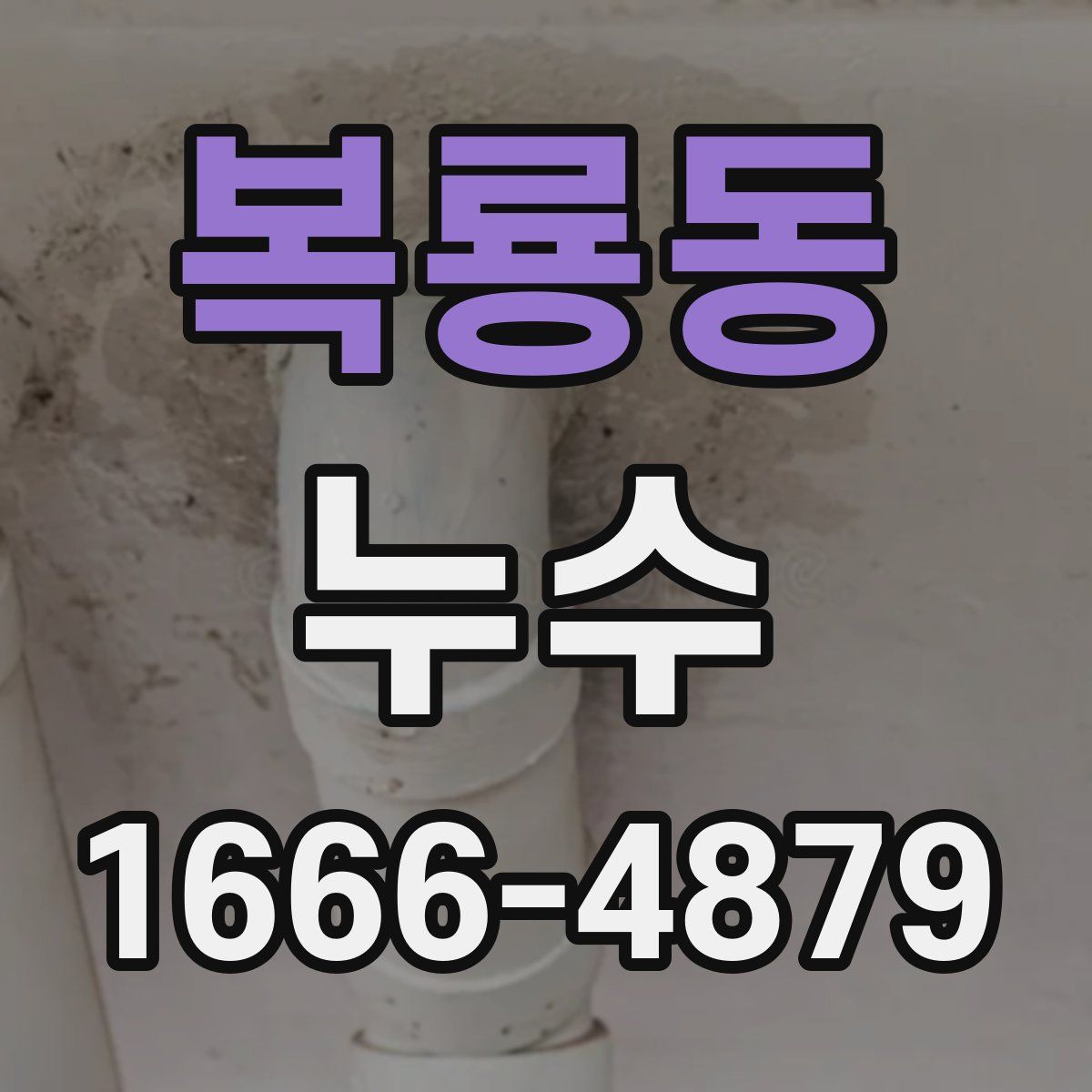 복룡동 누수