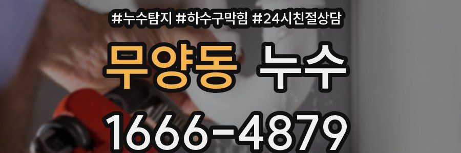 무양동 누수
