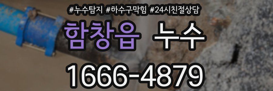 함창읍 누수