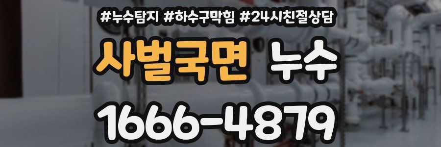 사벌국면 누수
