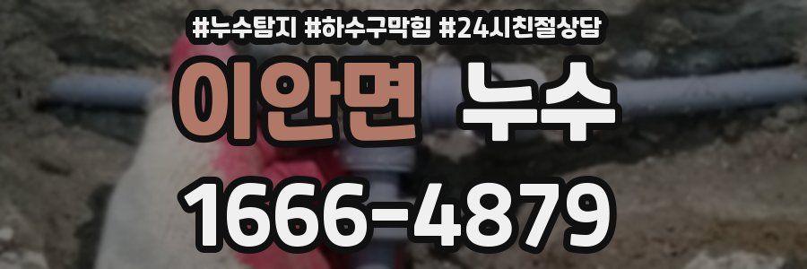 이안면 누수