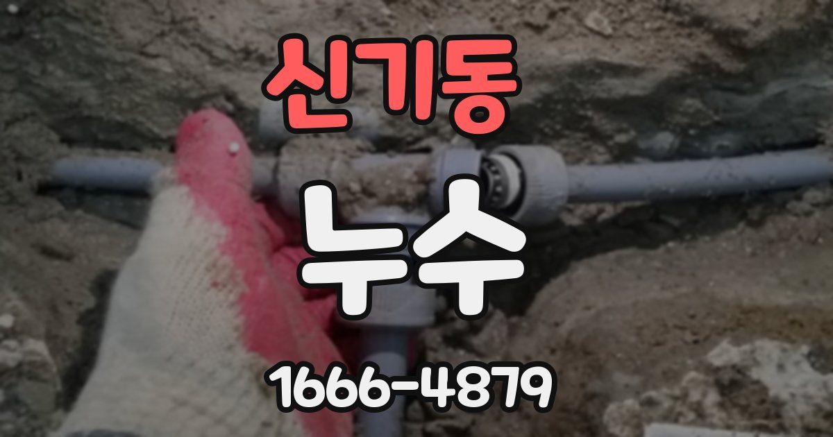 신기동 누수