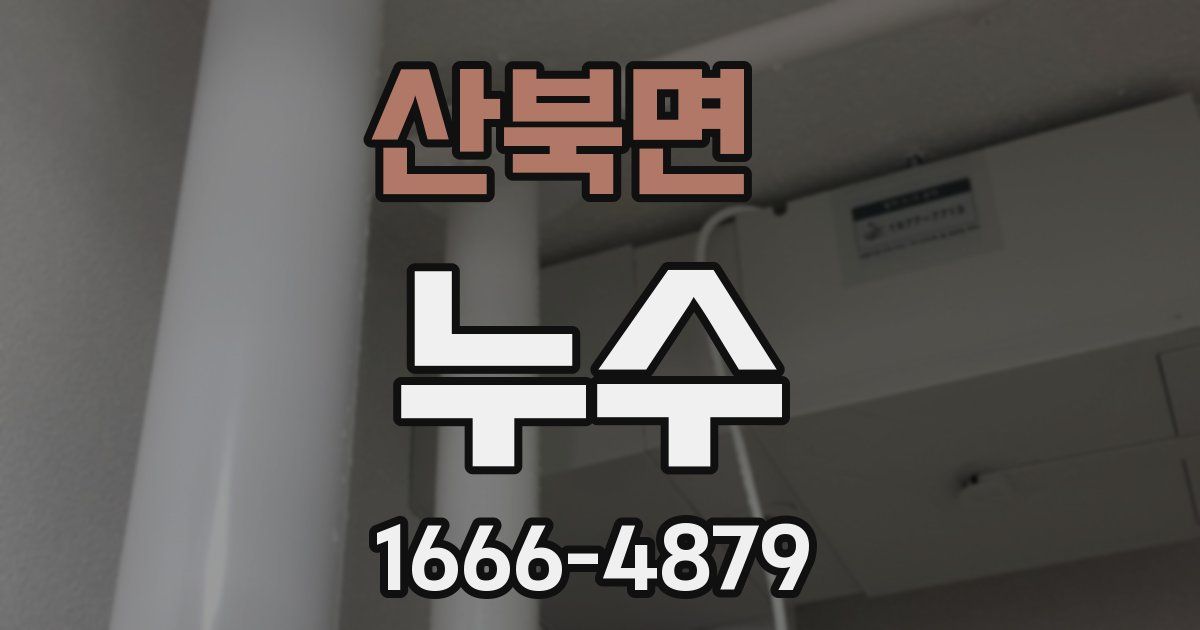 산북면 누수