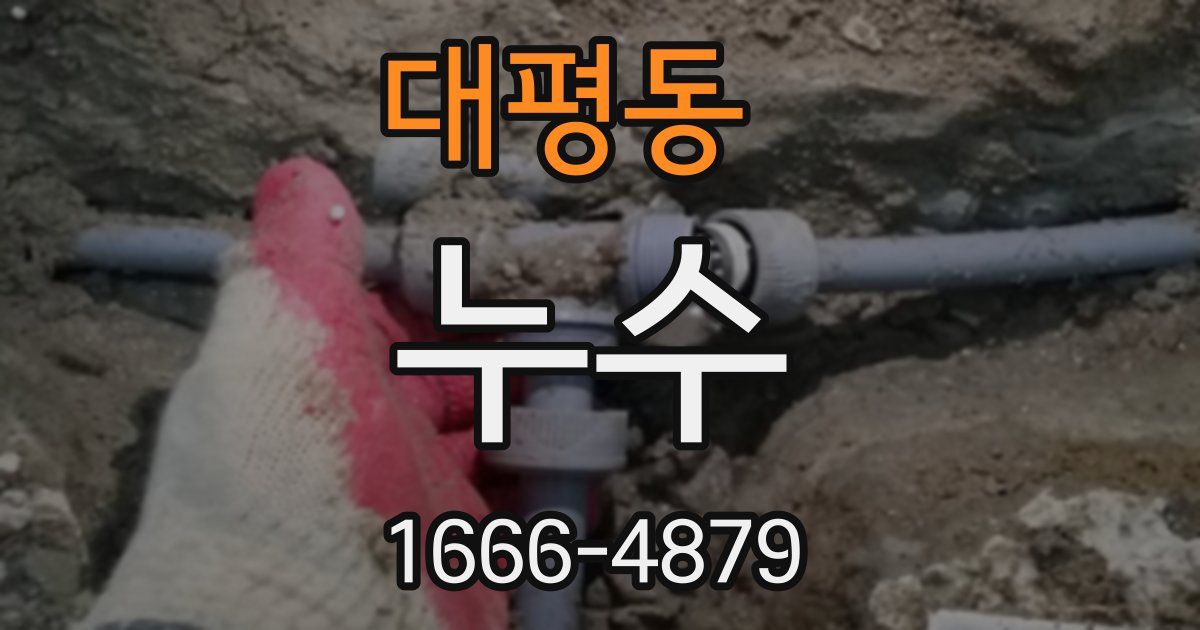대평동 누수