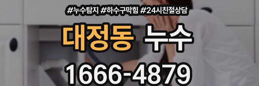 대정동 누수