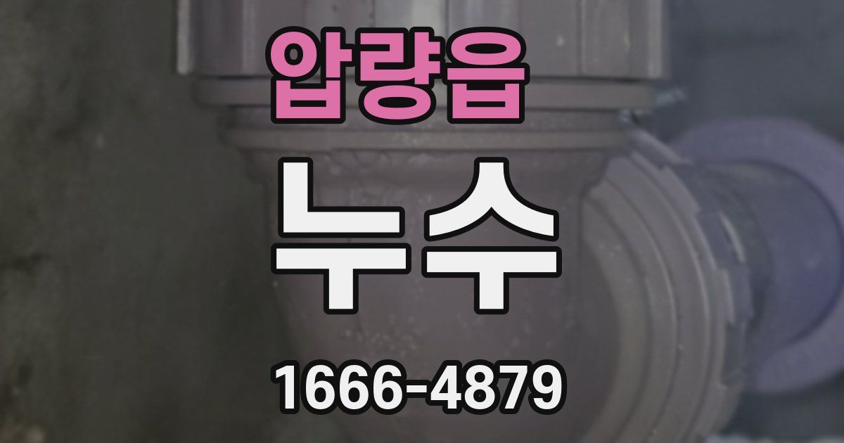압량읍 누수