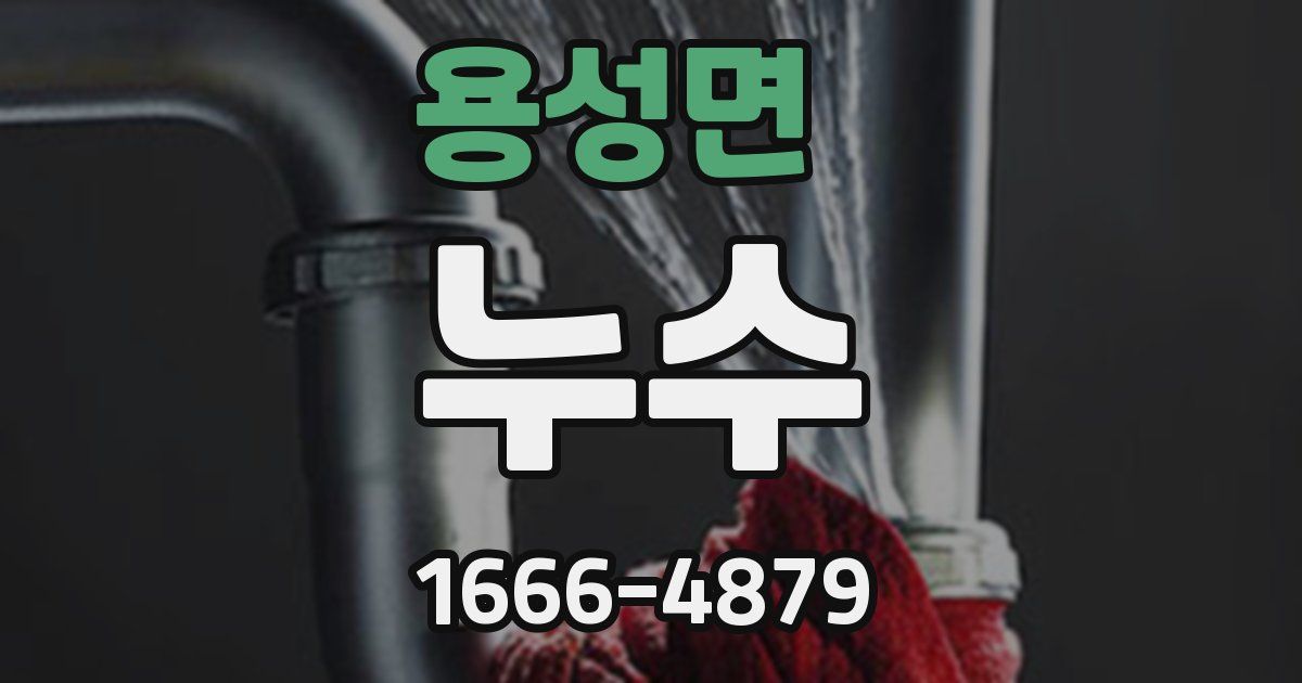 용성면 누수