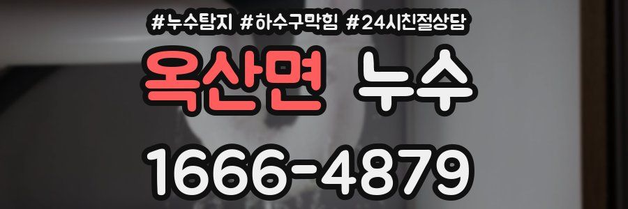 옥산면 누수