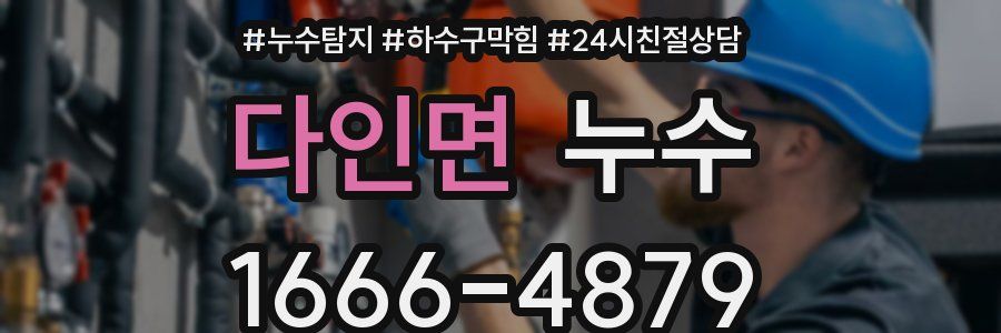 다인면 누수