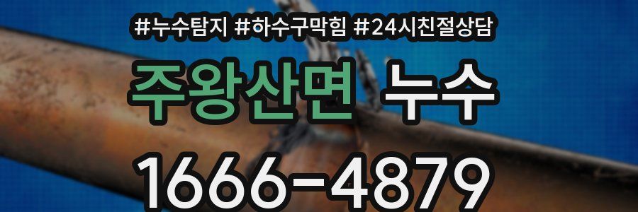 주왕산면 누수