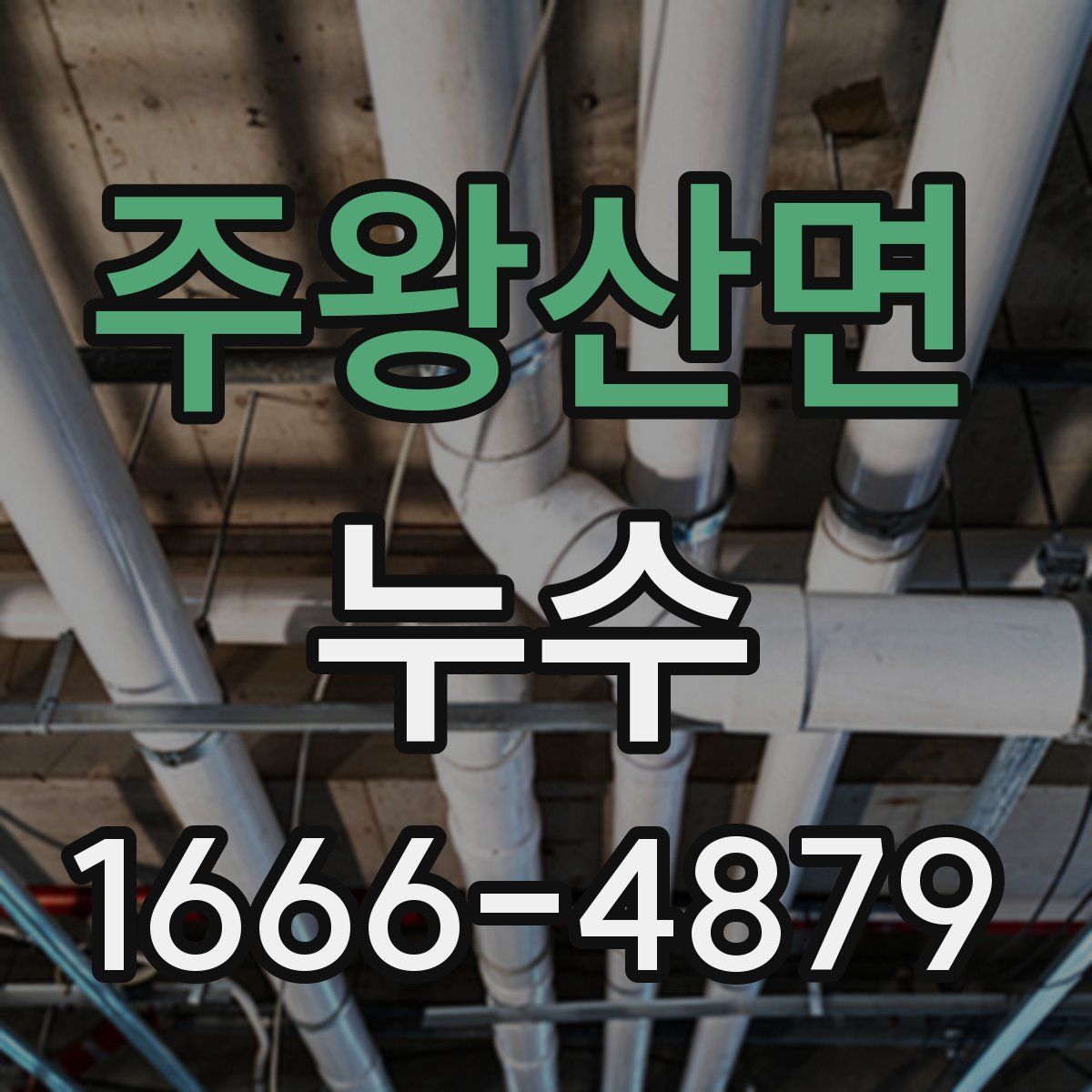 주왕산면 누수
