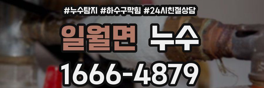 일월면 누수